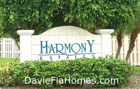 Harmony Estates in Davie Florida