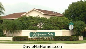 Ridgeview Lake Estates in Davie Florida
