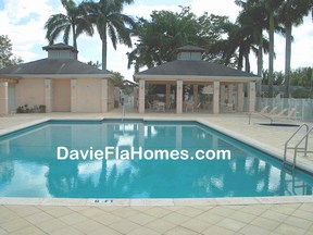 Pool area at Country Creek in Davie FL