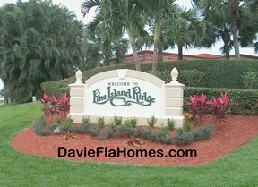 Pine Island Ridge in Davie Florida