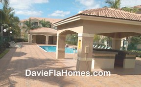 Pool area at University Parc in Davie FL